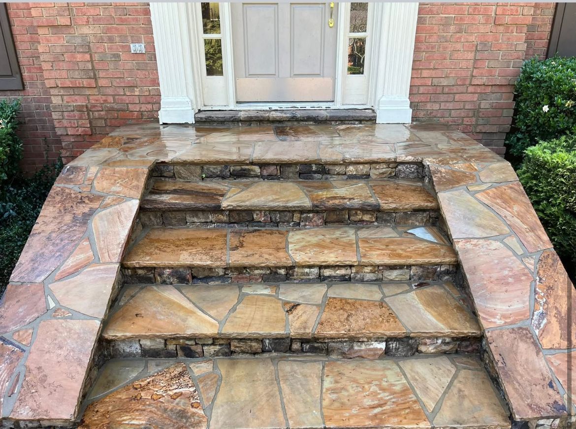 stone step repair