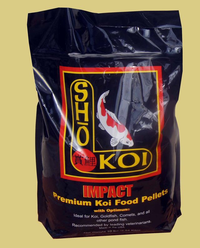 sho koi impact fish food