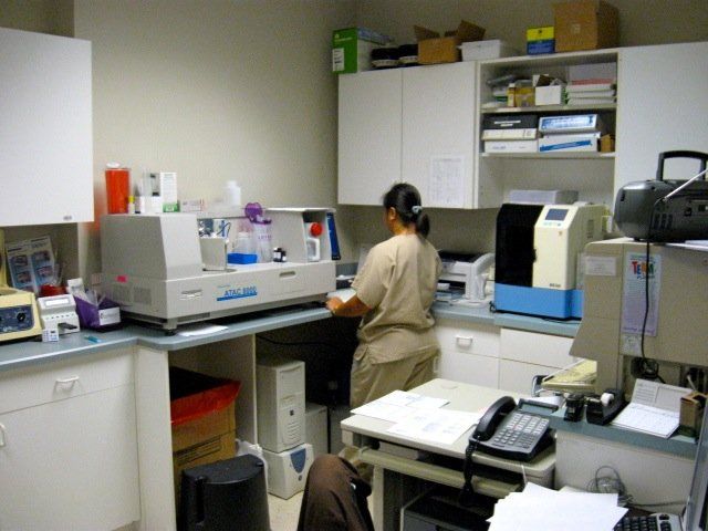 Internist Team — Nurse in Her Station in Saint Augustine, FL