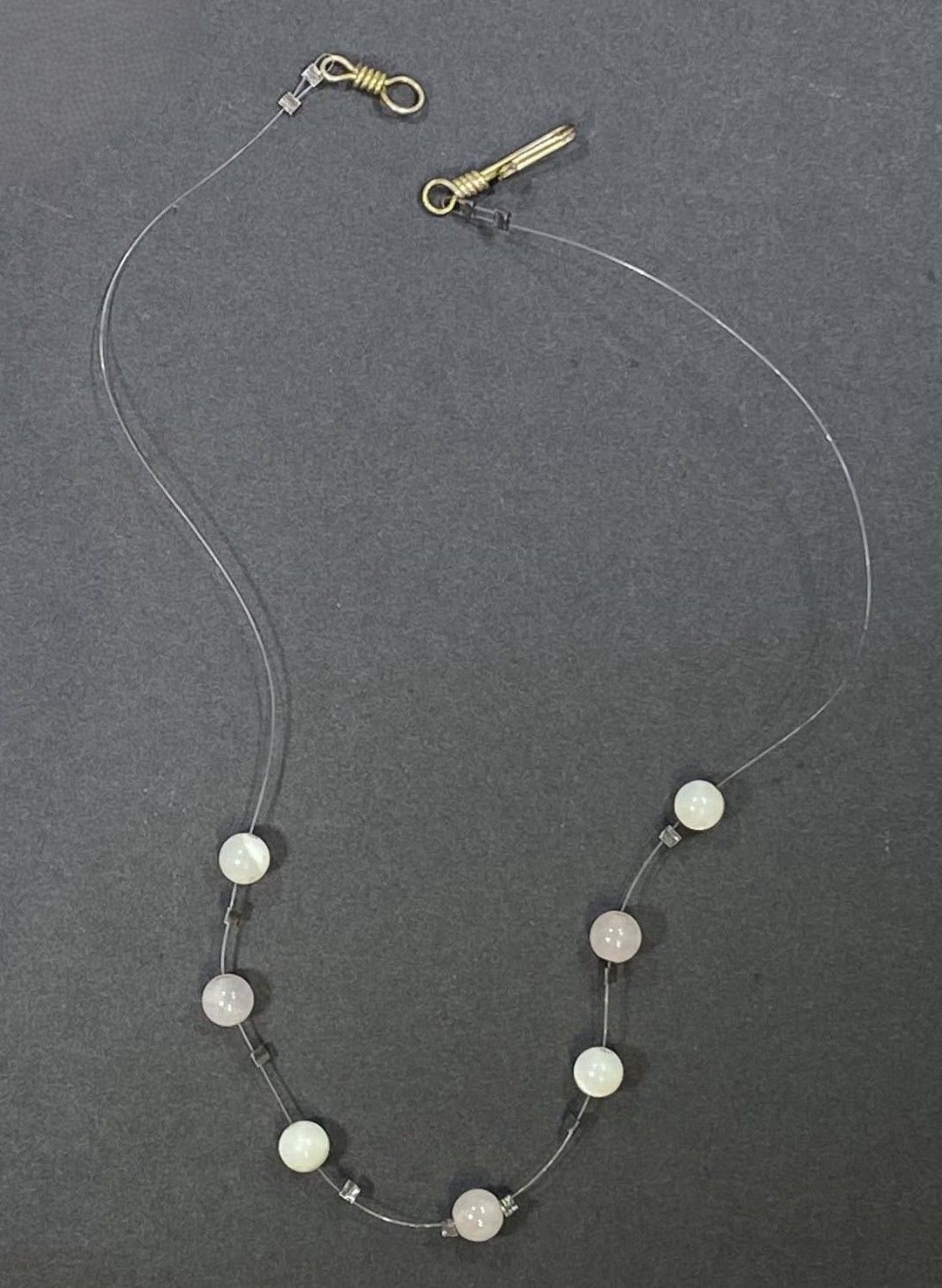 Rose Quartz and Mother of Pearl Necklace