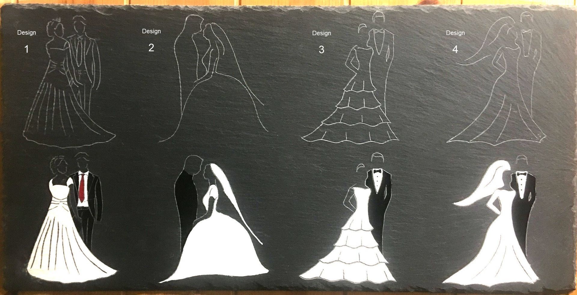 slate wedding heart, slate heart wedding design, painted wedding slate heart,