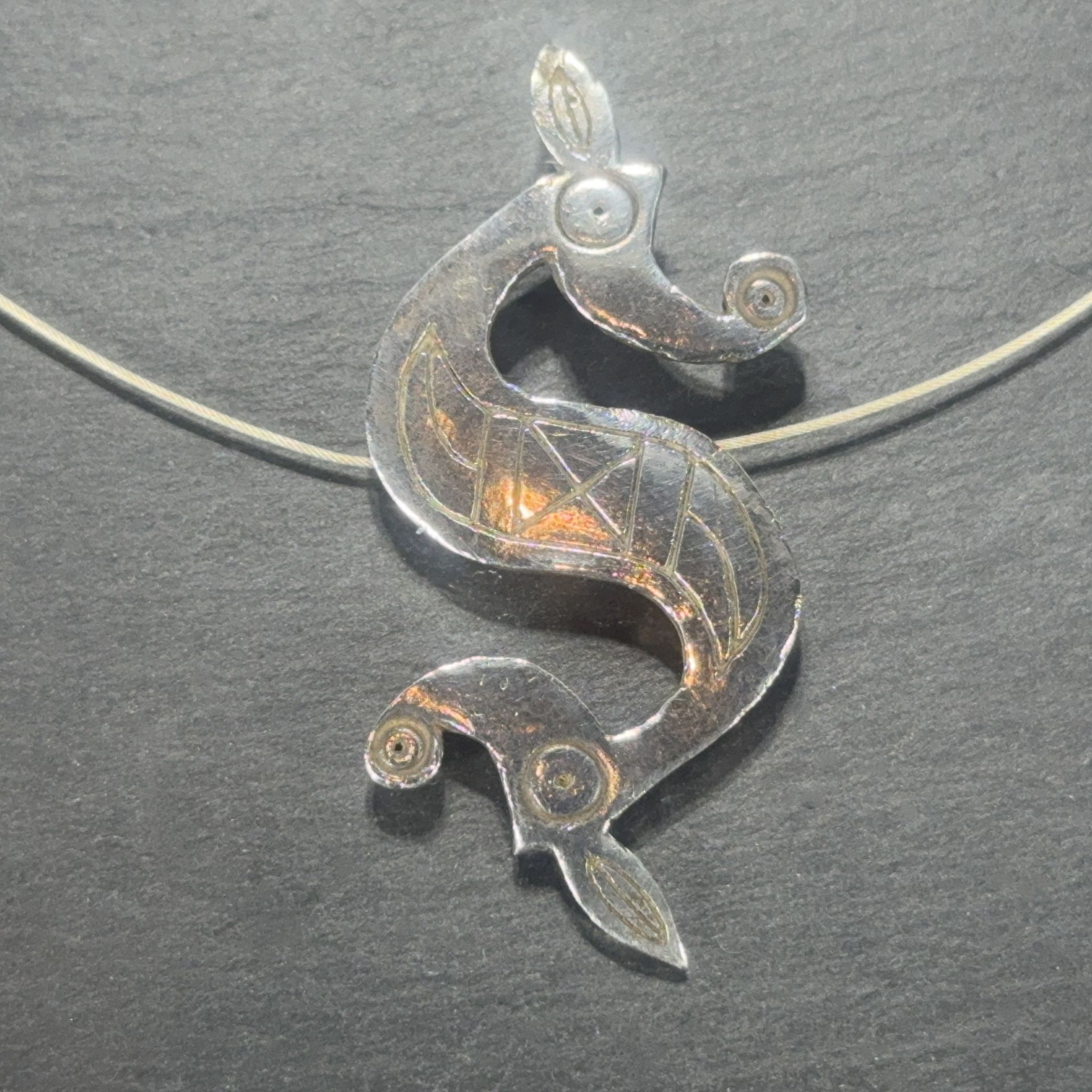 PMC3 Silver Celtic Dragon