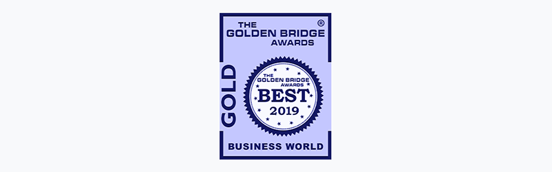 A gold award for the best business world in 2019