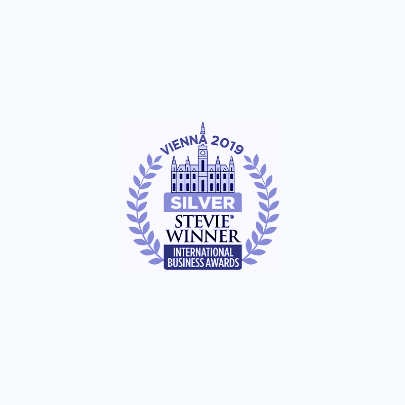Vienna 2019 silver stevie winner international business awards logo