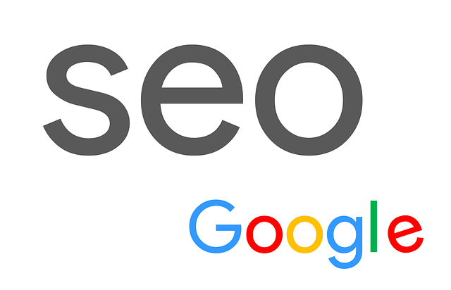 A logo for seo and google on a white background