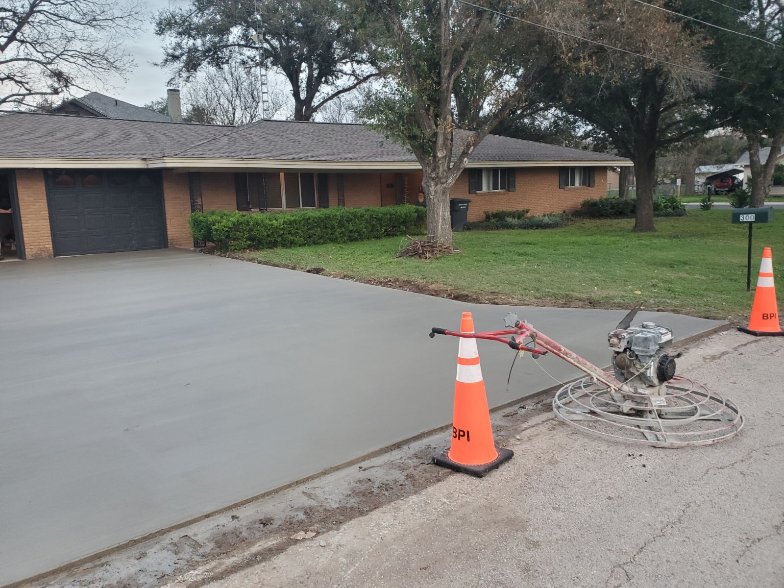Concrete Drainage — Gause, TX — PG Construction