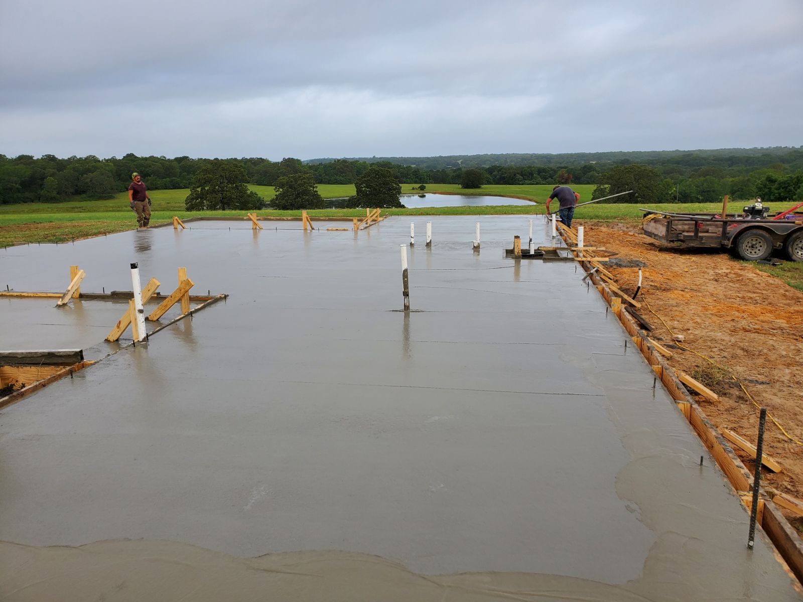 Concrete Pouring — Gause, TX — PG Construction
