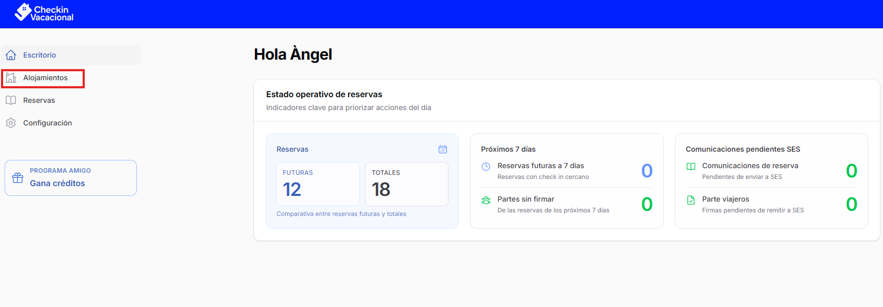 Configuración SES
