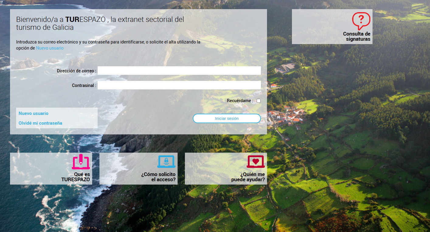 Portal de acceso a la Xunta de Galicia