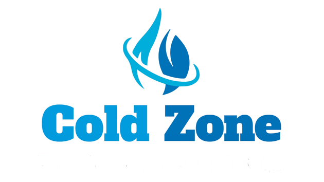 A blue flame with a circle around it on a white background
