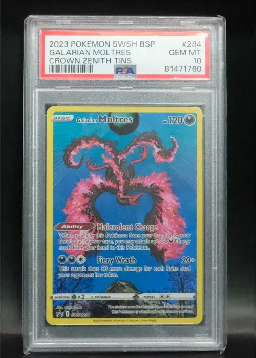 Galarian Moltres SWSH284 - PSA10