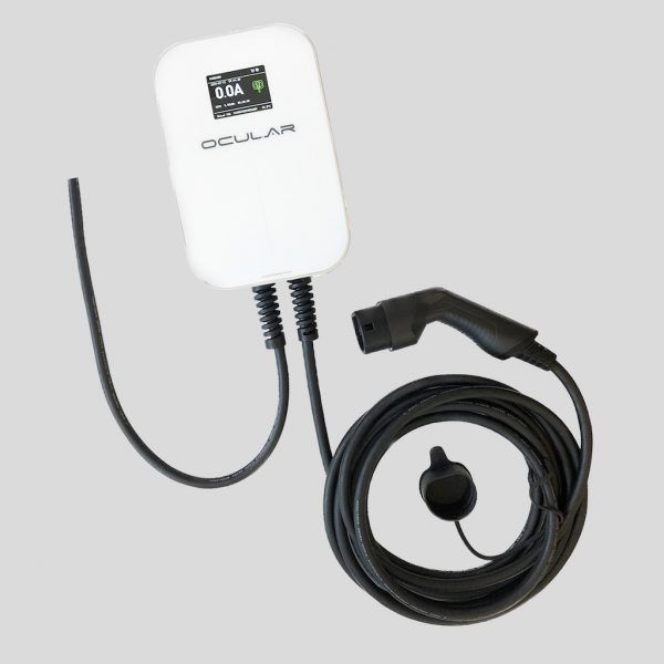 A white device that says ocula on it