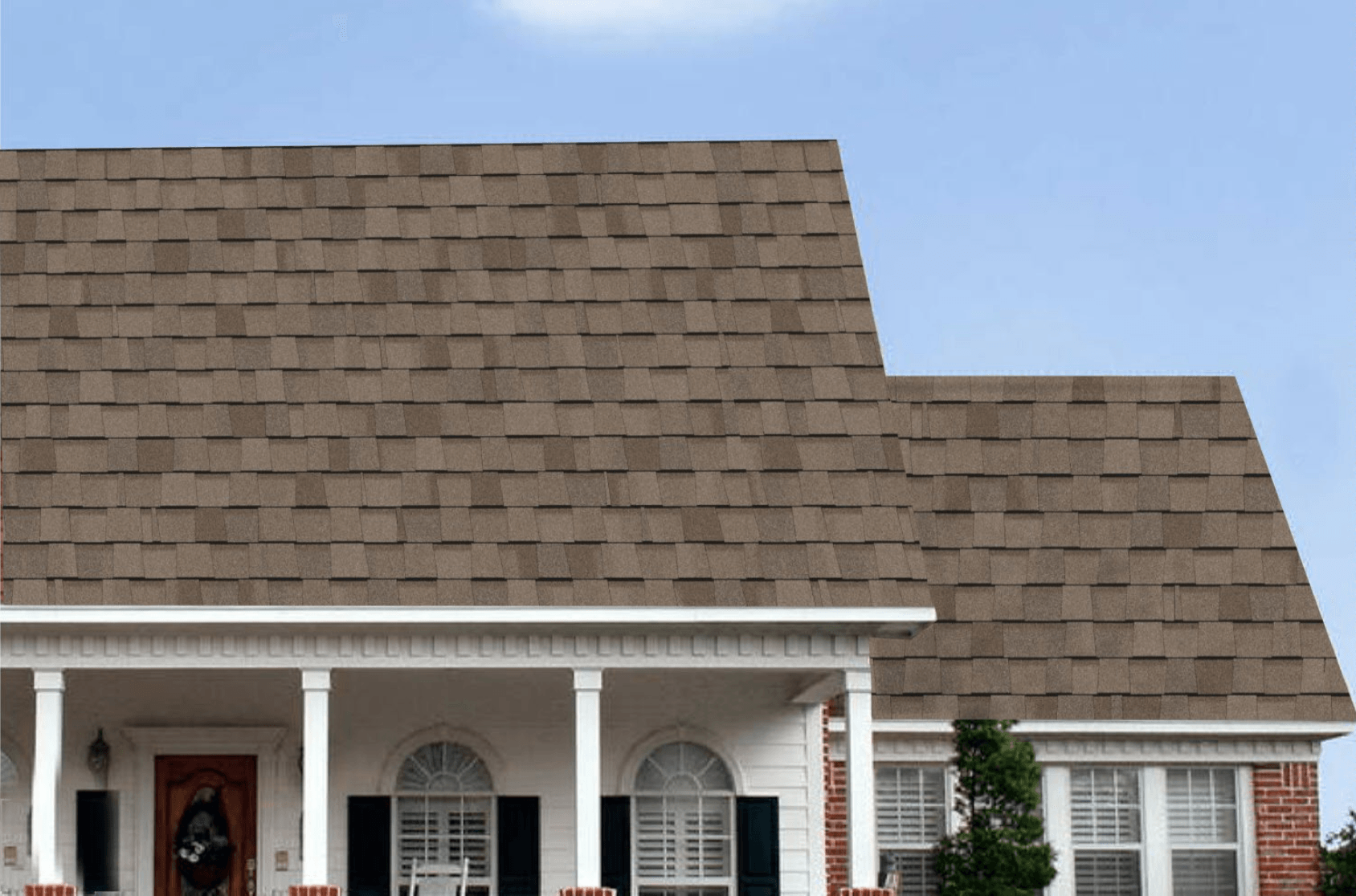 best aslhalt shingle Land o  lakes. A photo of a house with Max Def Sunride Cedar shingles