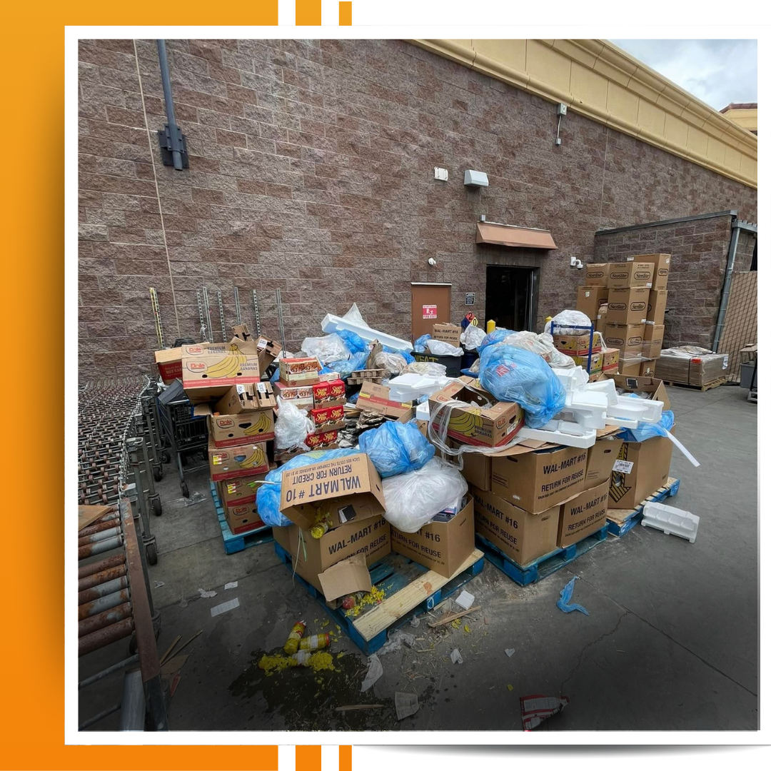 an of image of dump garbage