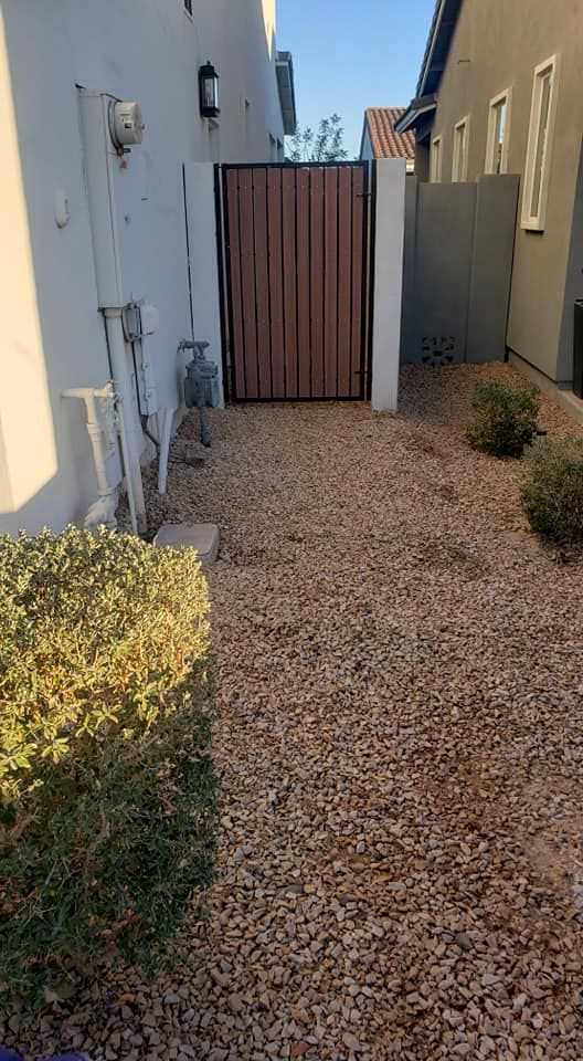 Wooden Gate in the Backyard — San Tan Valley, AZ — Cool Trimmings