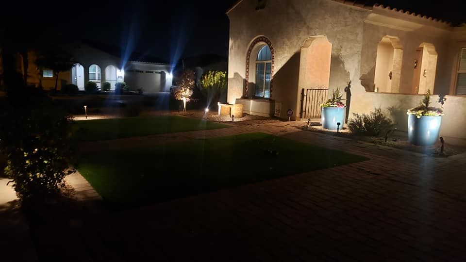 House with Lightning Outside — San Tan Valley, AZ — Cool Trimmings