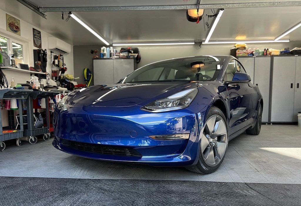 ceramic coating for a 2019 Tesla Model 3