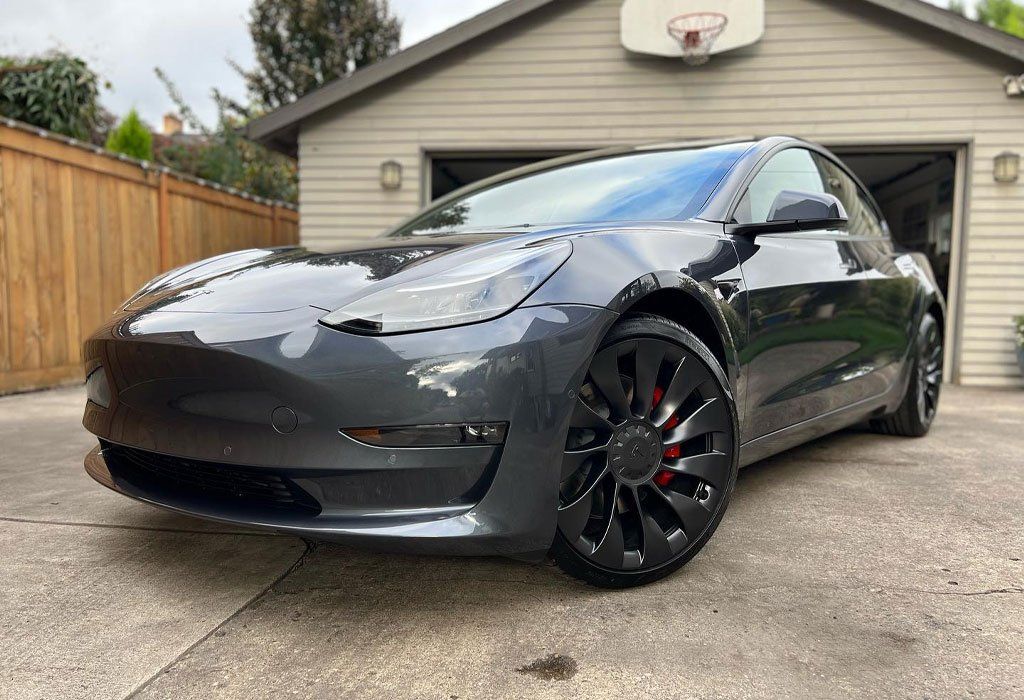 ceramic coating  for a 2021 Tesla Model 3