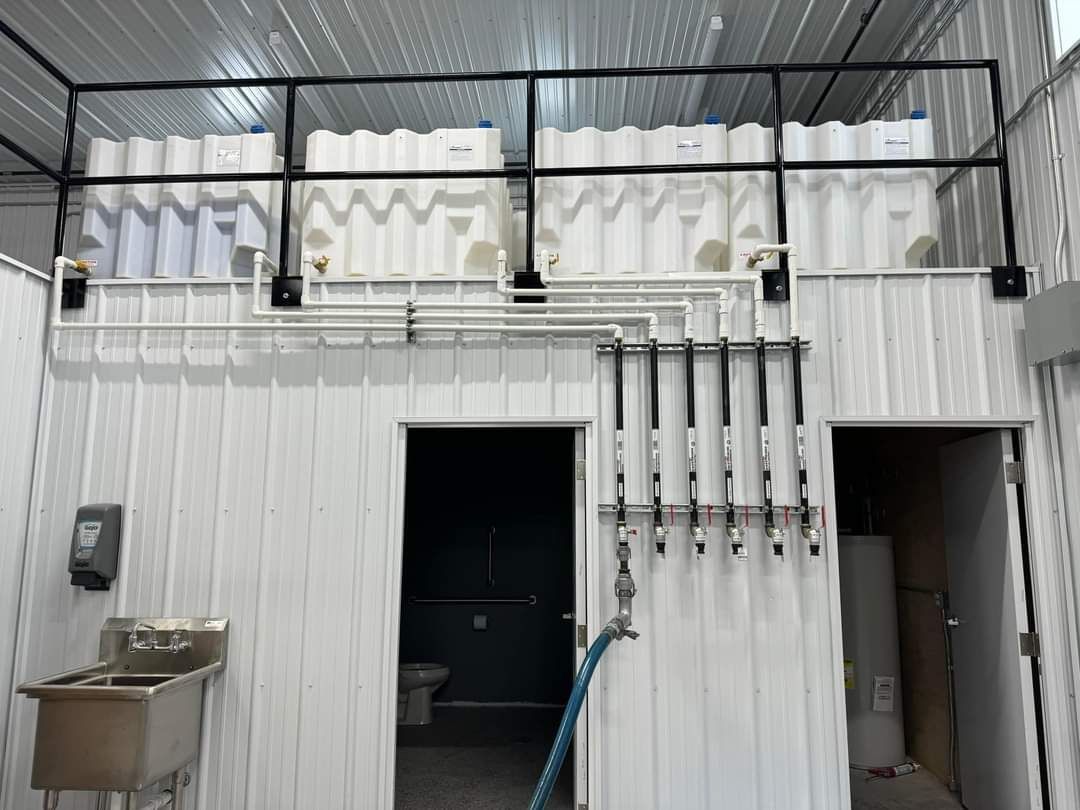 a bathroom with a sink and a toilet in a building .