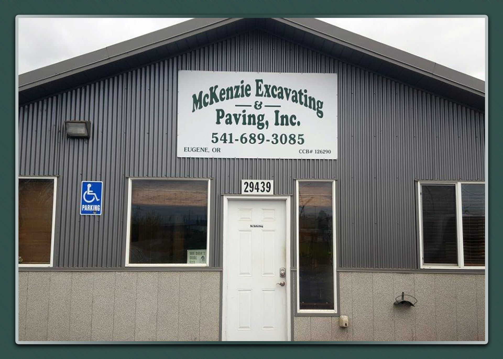McKenzie Excavating & Paving Building | Eugene, OR  | McKenzie Excavating & Paving