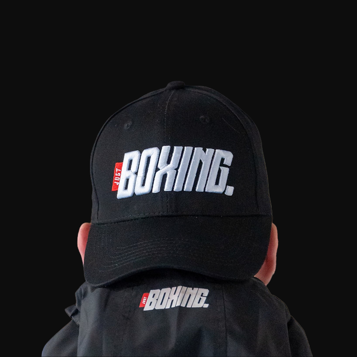 JUST BOXING Label 3D Embroidered Baseball Cap