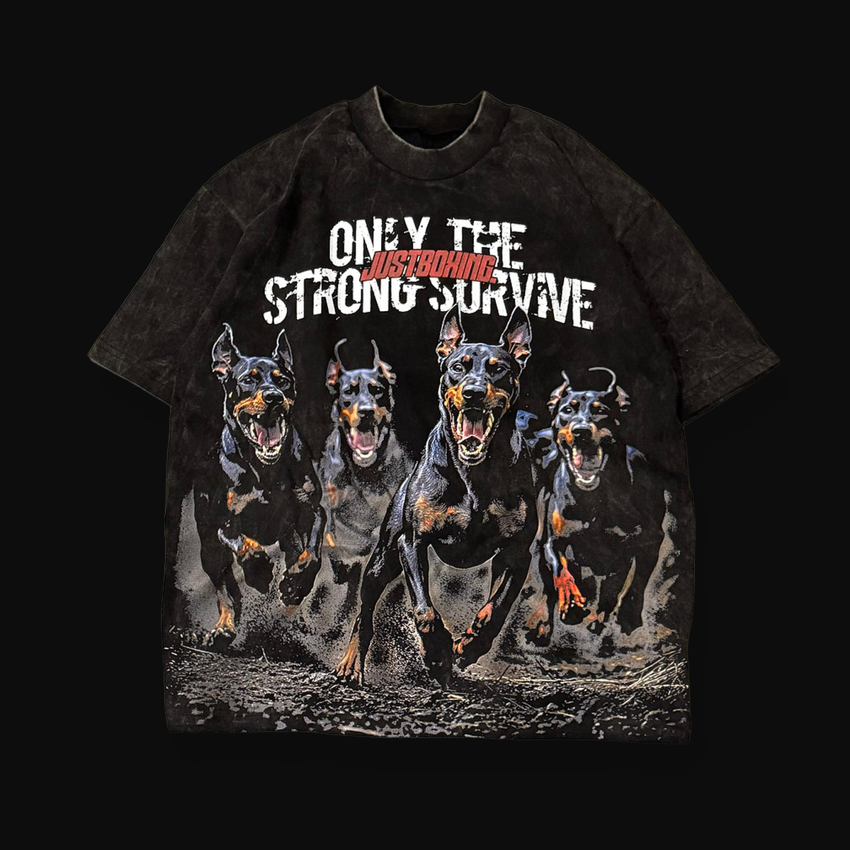 Only The Strong Survive - Vintage Style T-Shirt
