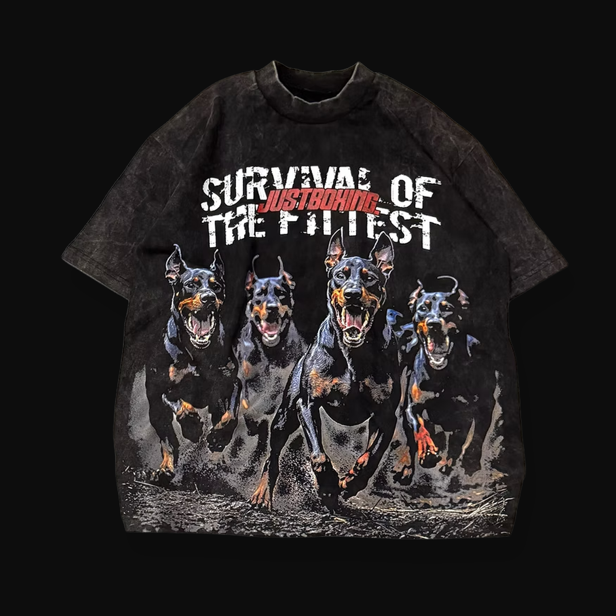 Survival Of The Fittest - Vintage Style T-Shirt