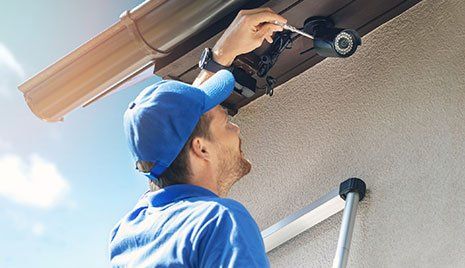 Property Surveillance — Man Installing Video Surveillance in Greenville, SC