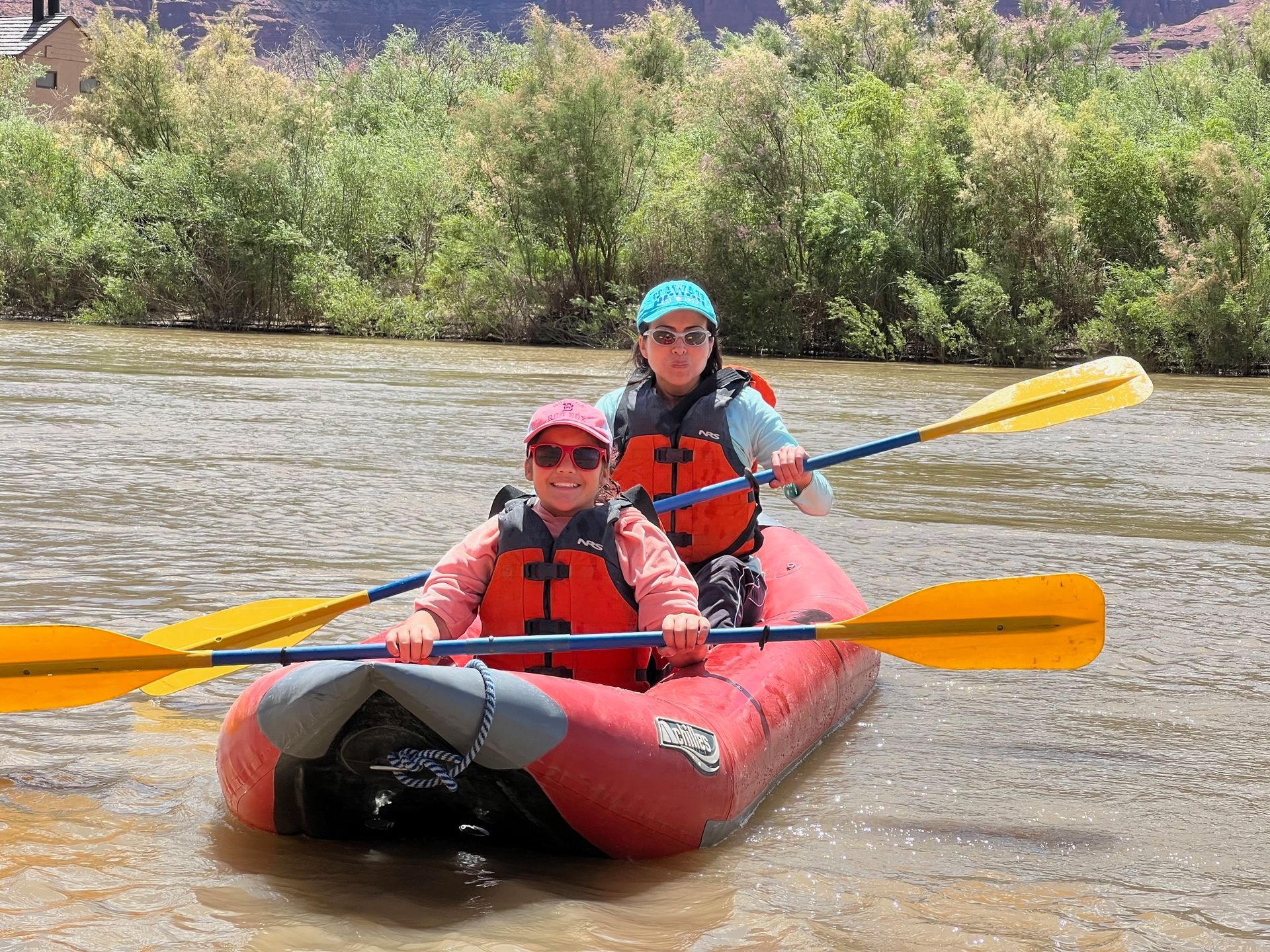 Rafting through a Grand Canyon