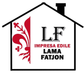 A logo for a company called lf impresa edile lama fatjon