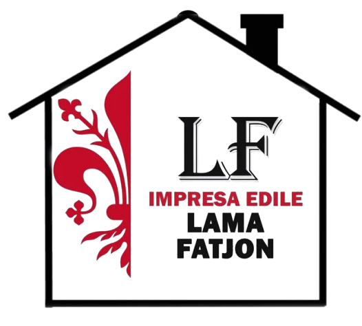 A logo for a company called lf impresa edile lama fatjon