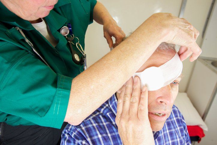 Eye Injuries — Bandaging a Patient's Eye After Injury in San Antonio, TX