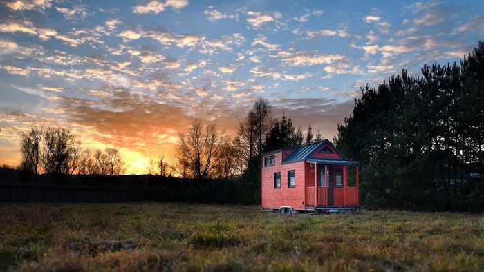 sunshine tinyhouse als buitenverblijf