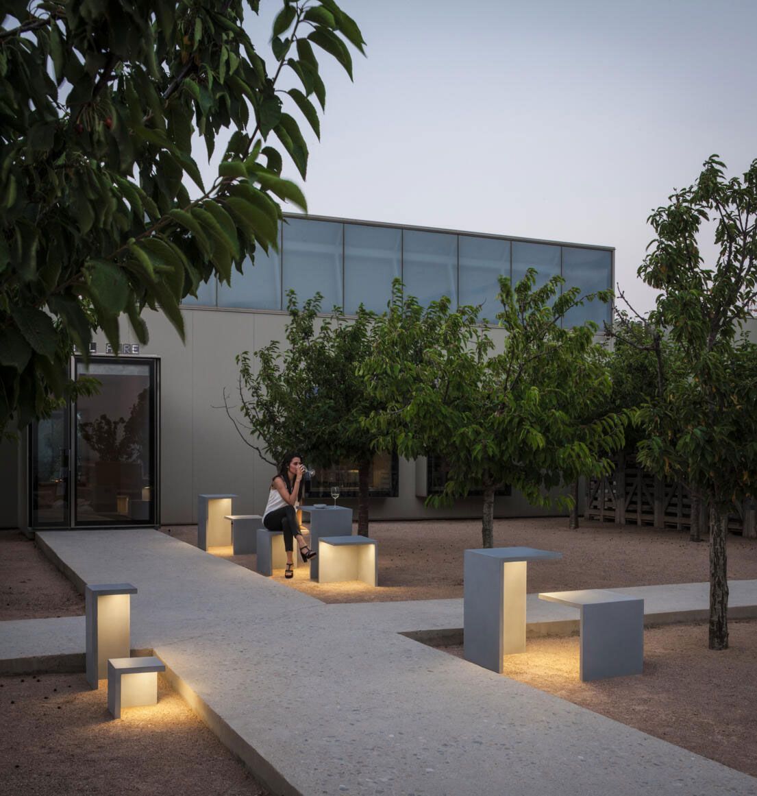Luminaria Empty de vibia para exteriores