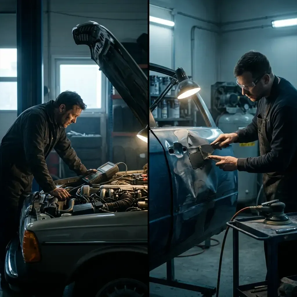 Estuarts Auto body shop in Cathedral City