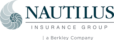 The nautilus insurance group logo is a berkeley company