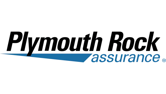 The plymouth rock assurance logo is on a white background.