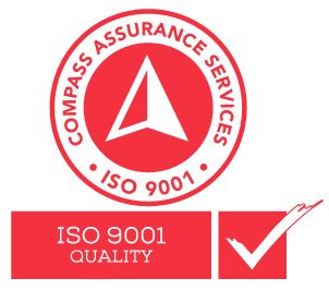 The logo for compass assurance services iso 9001 quality