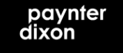 A black background with white text that says paynter dixon