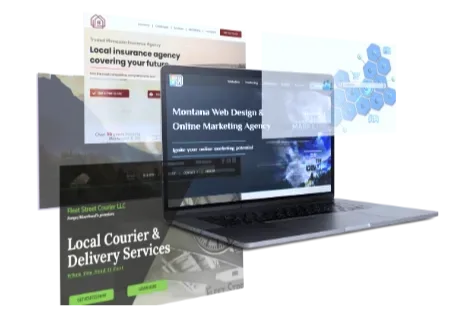 A construction contactor themed web template