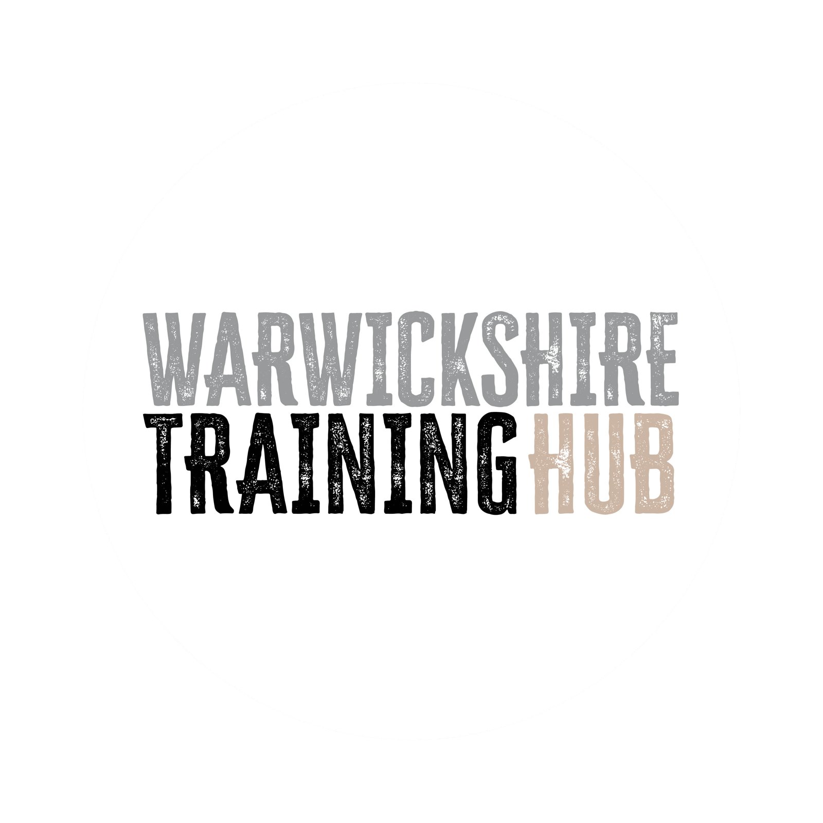 The logo for warwickshire skillshub is a black and white logo on a white background.