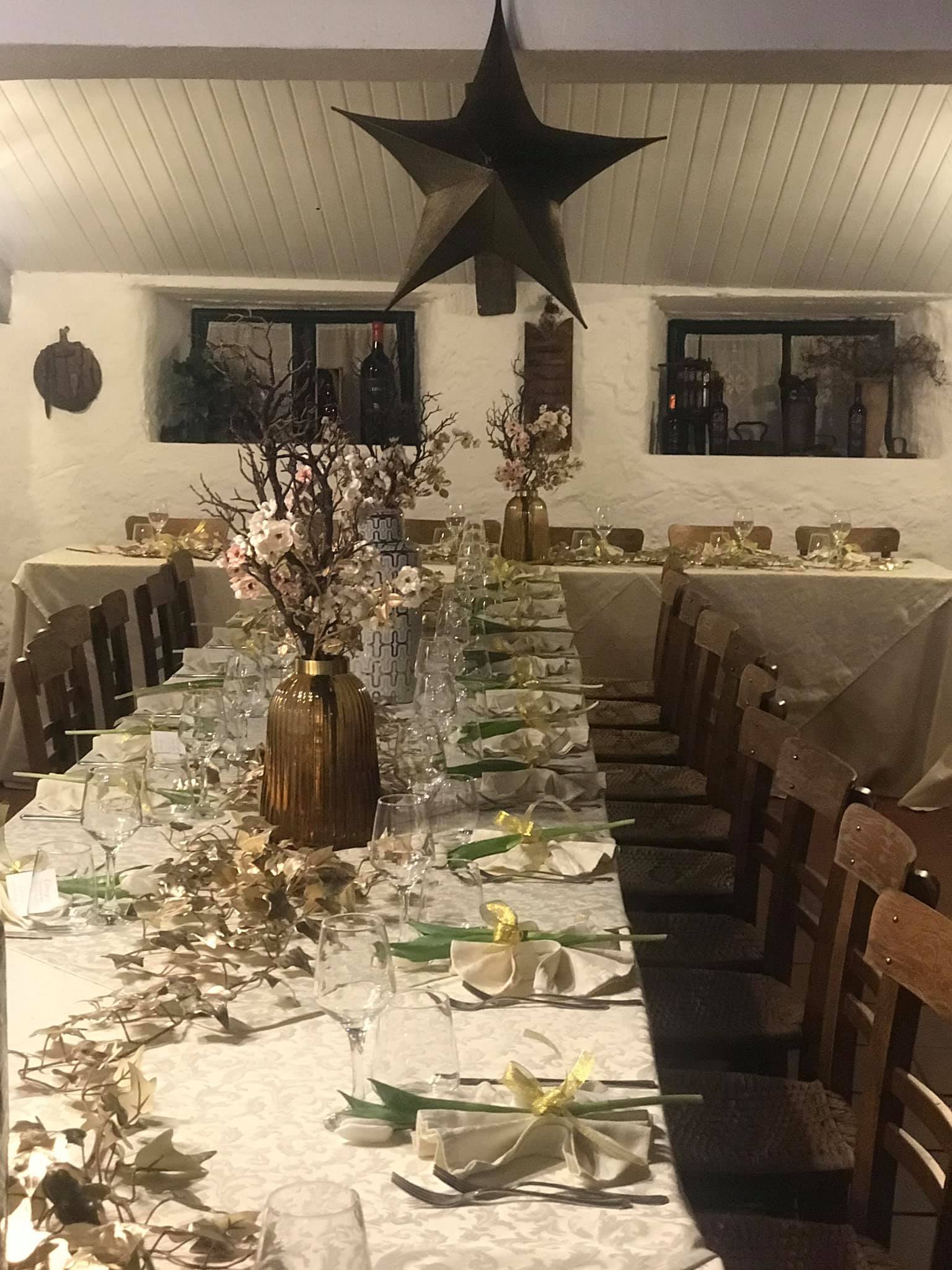 tavola addobbata per una festa