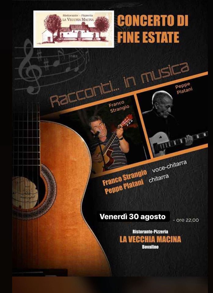 locandina serata con musica live