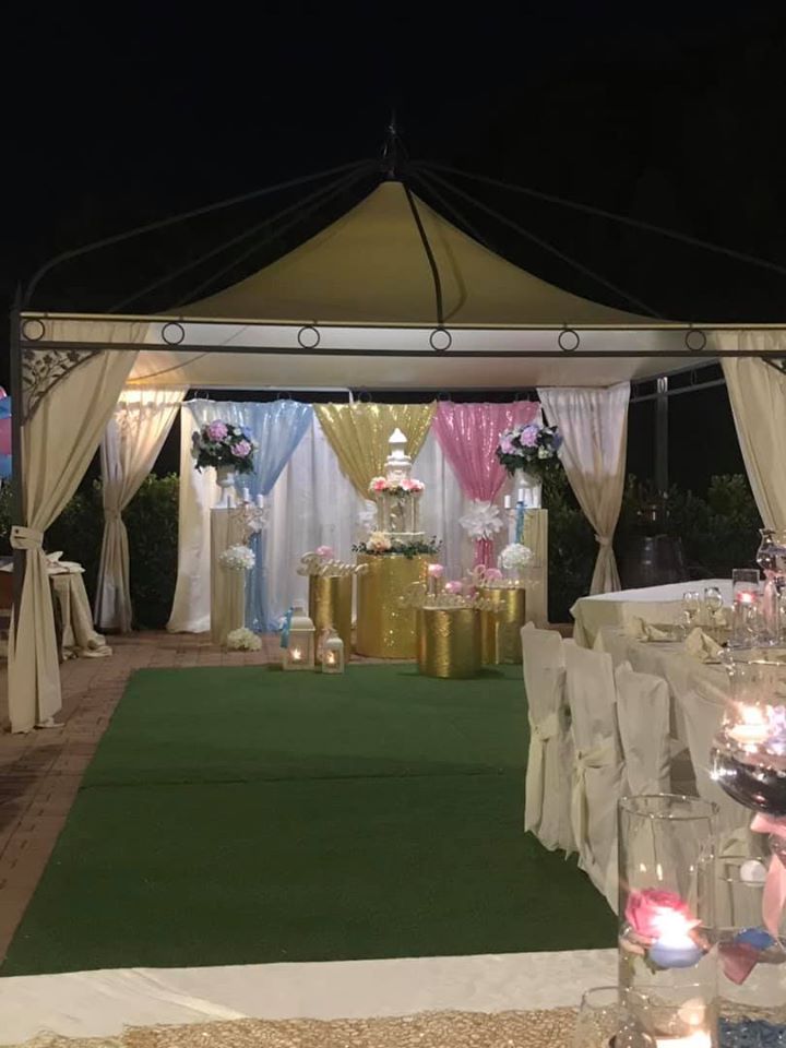 gazebo esterno per festa