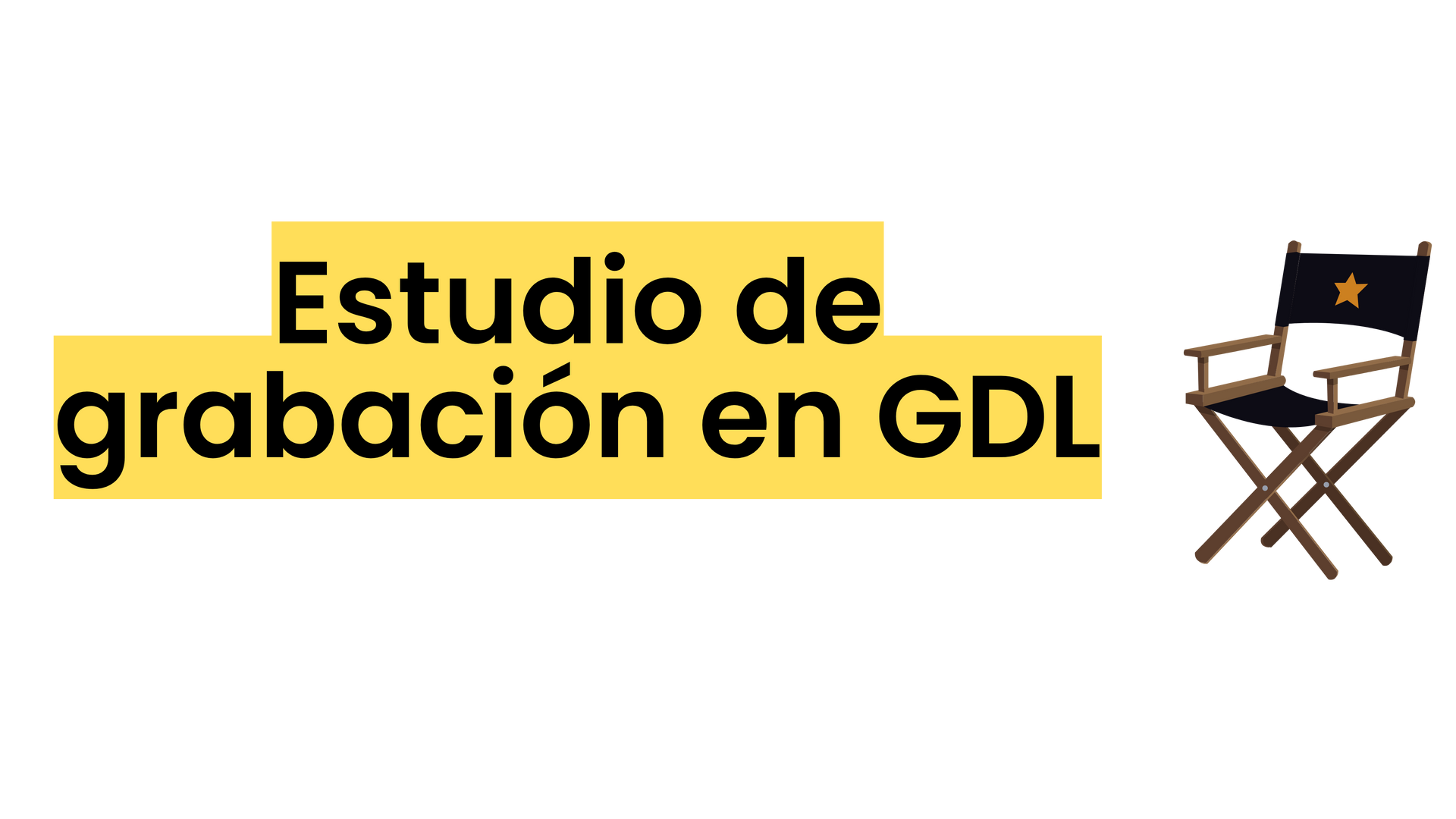 Estudio de grabacion en Gdl