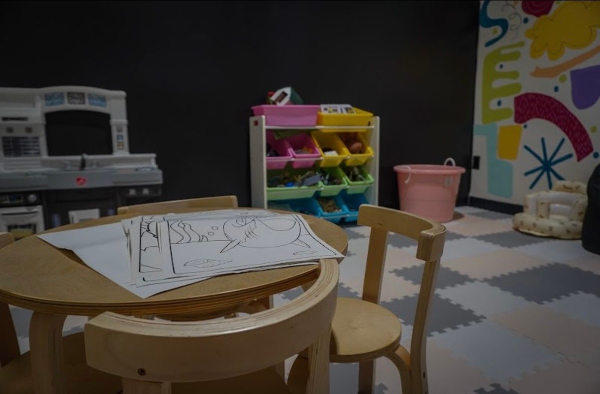 Staffed childcare room at Dynamis Athletics