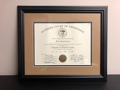 Law Office Award — Louisville, KY — Kevin Renfro Law