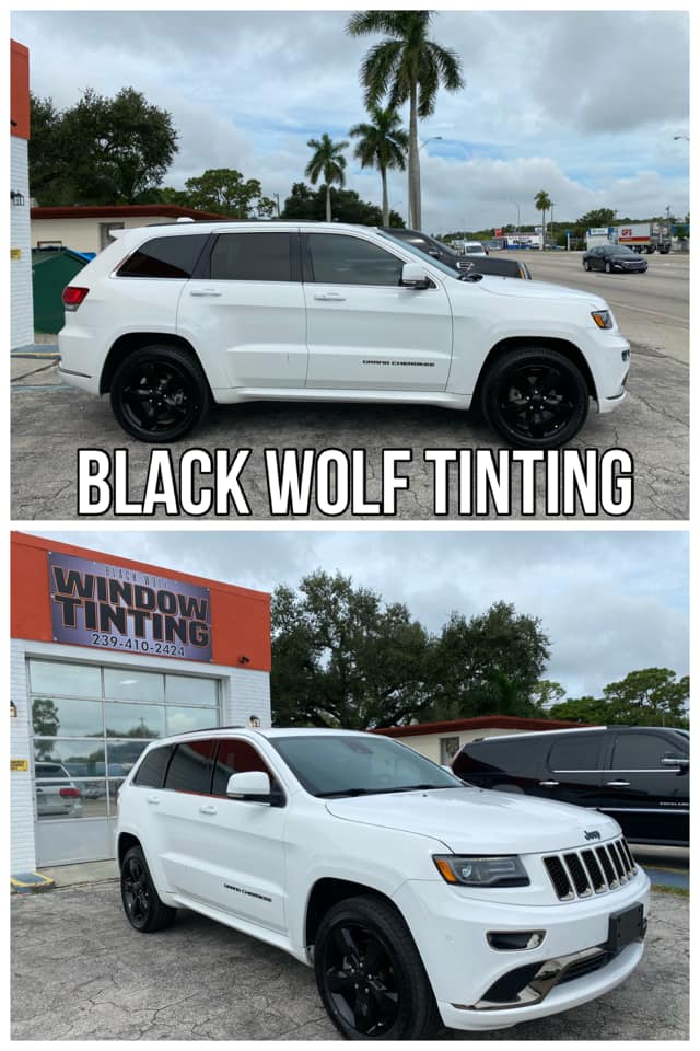White SUV Tinting — Fort Myers, FL — Black Wolf Tinting
