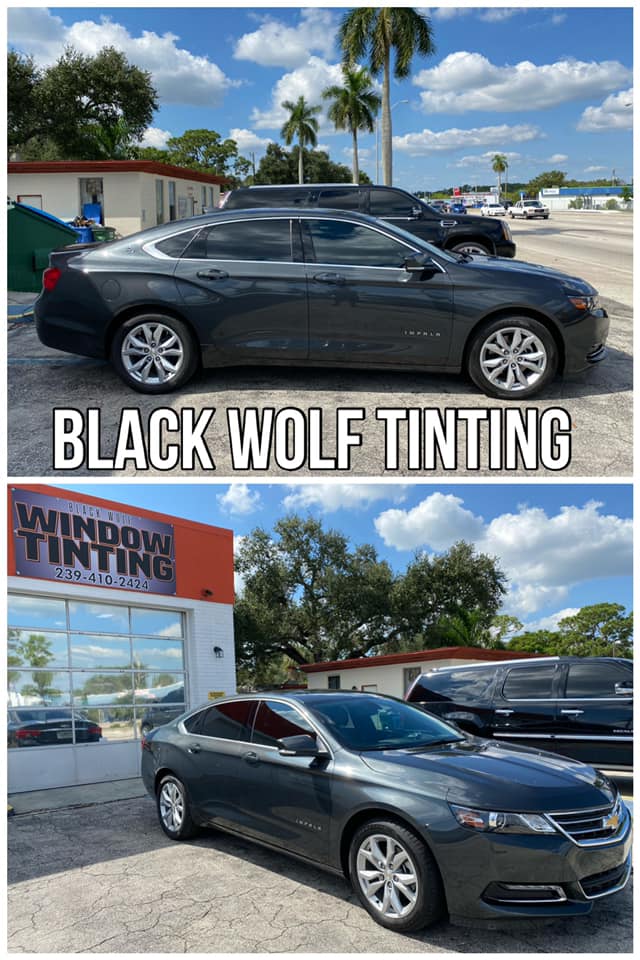 Black Sedan Tinting — Fort Myers, FL — Black Wolf Tinting