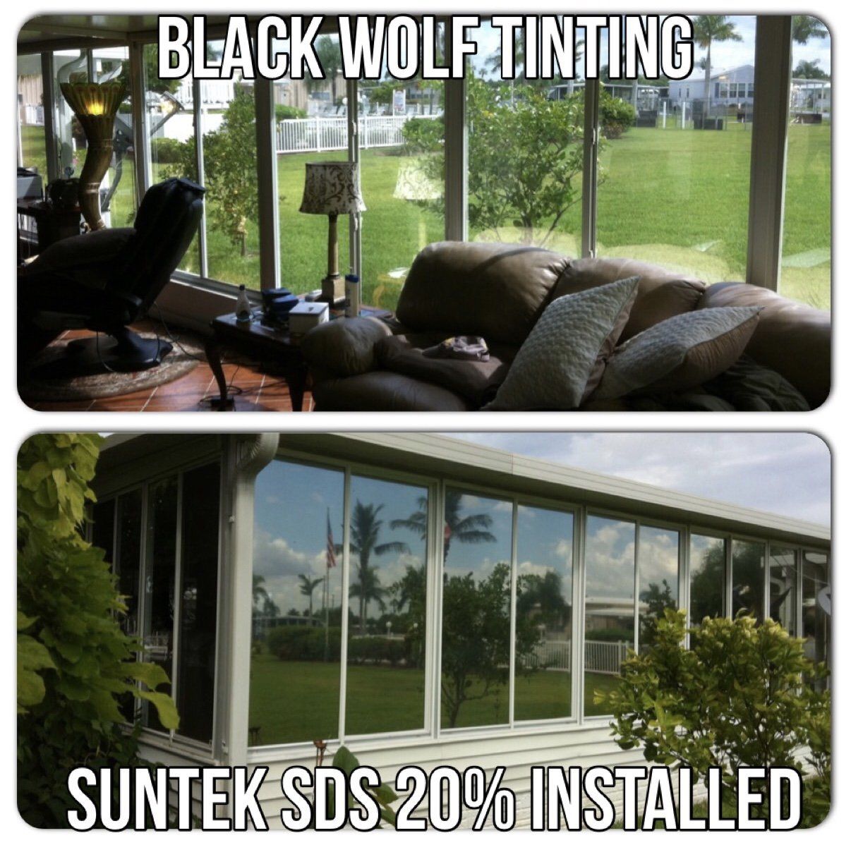 Living Area With Newly Tinted Window — Car Tinting Fort Myers FL — Black Wolf Tinting